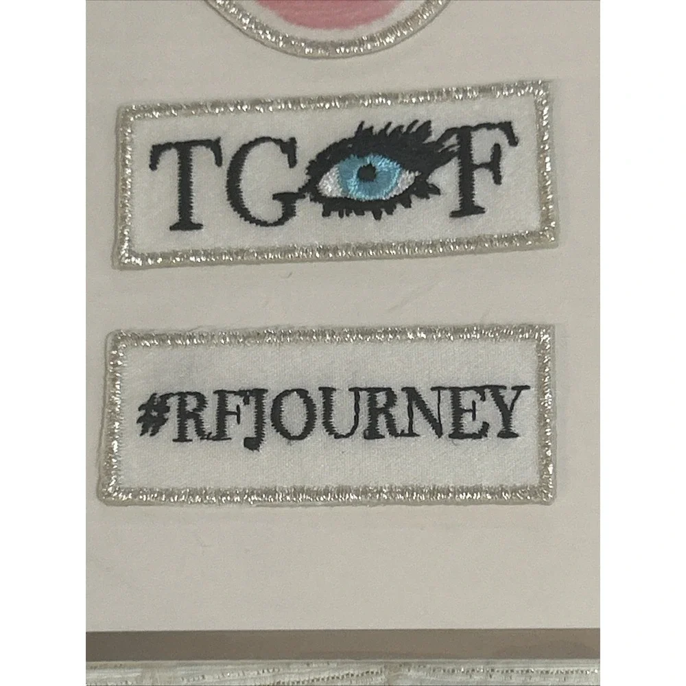 Rodan +‎ Fields R+F Embroidered Patch Set #RFJourney Lips TGIF Consultant New